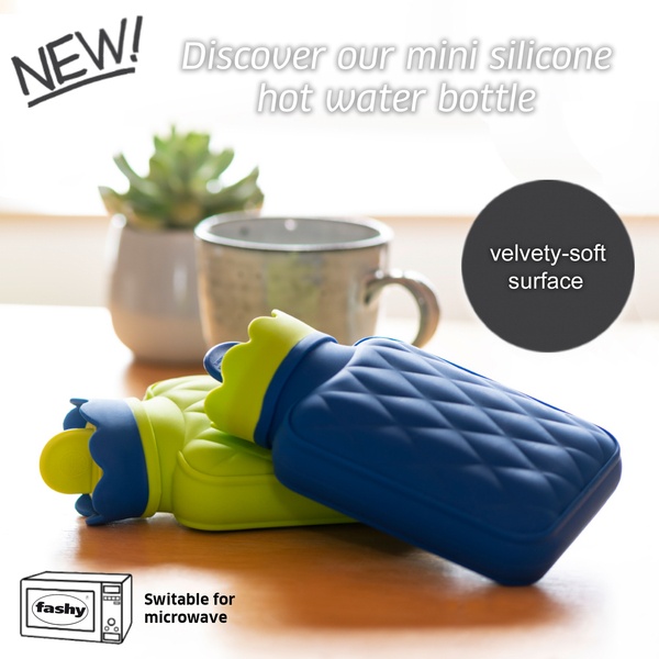 Discover now our new mini silicone hot water bottle.